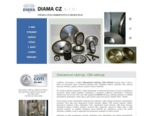 Tablet Screenshot of diama.cz